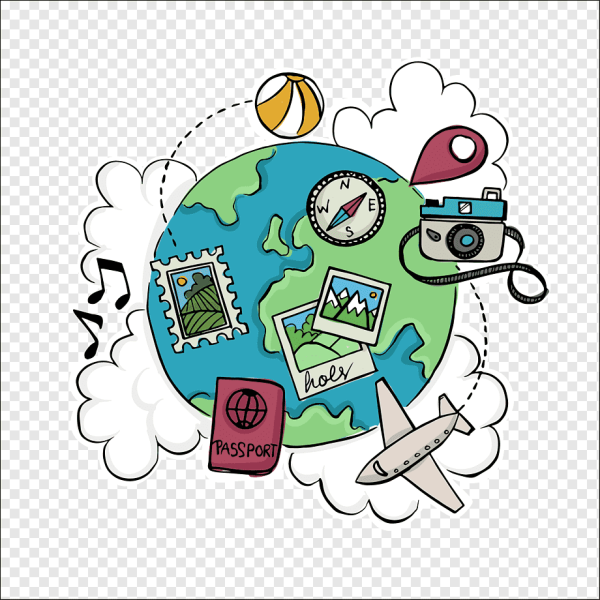 Стикер "путешествие"