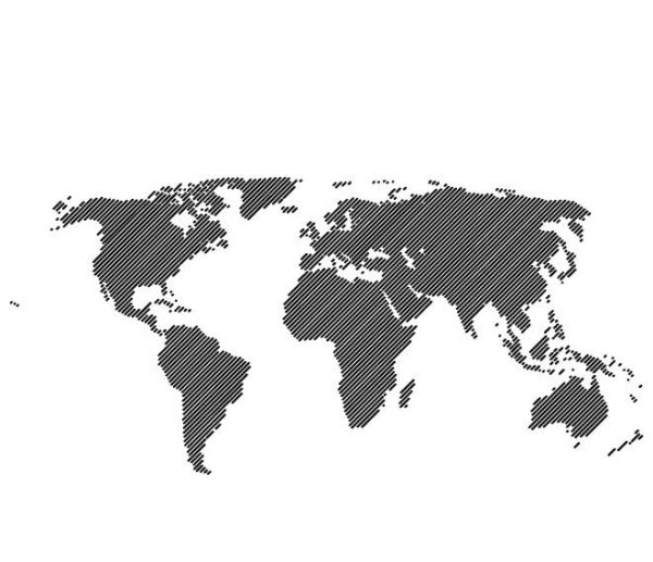 Планета земля силуэт