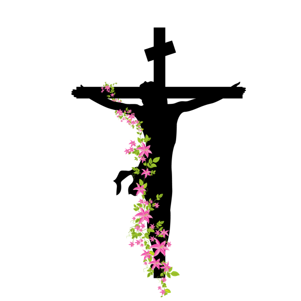 Католический крест вектор