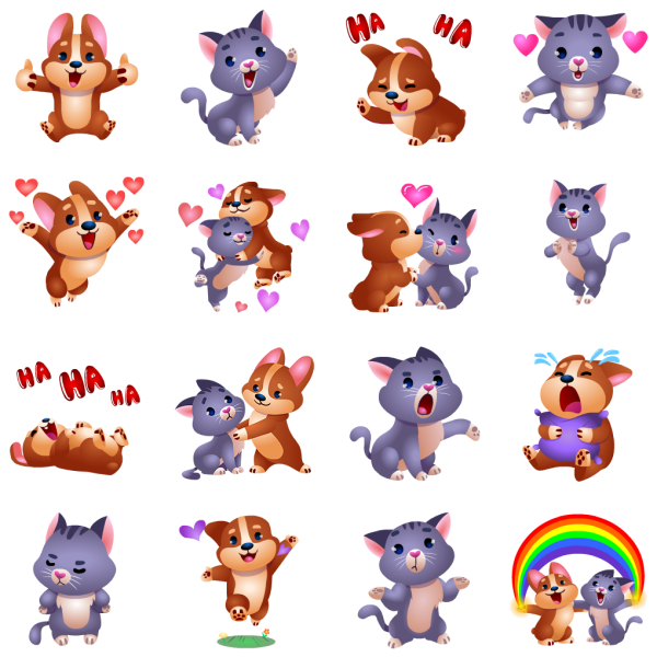 Taters n tots Стикеры