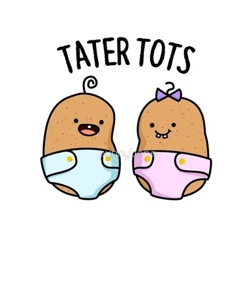Taters n tots Стикеры для WHATSAPP