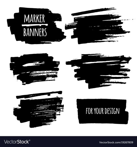 Штрихи маркером