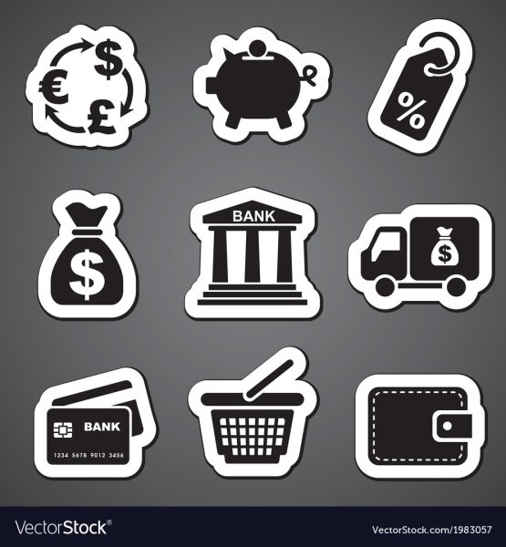 Стикеры для финансов