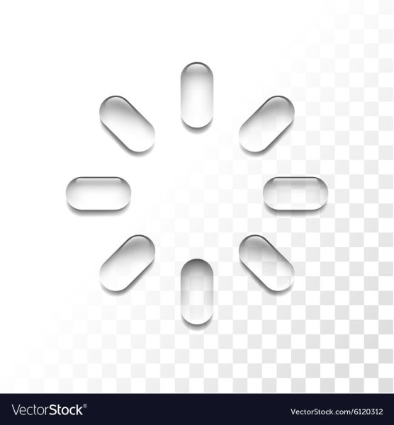 Загрузка иконка на прозрачном