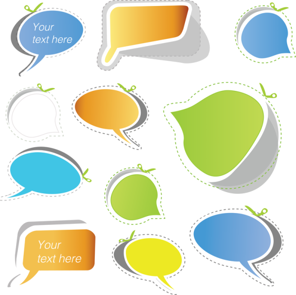 Стикер для текста вектор