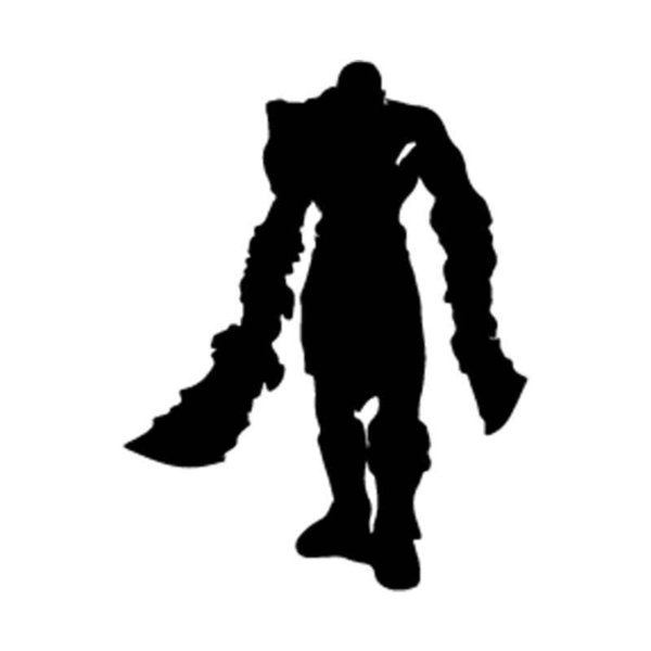 God of War силуэт