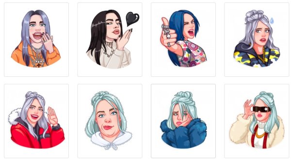 Стикеры Billie Eilish