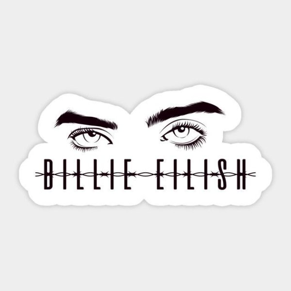 Билли Айлиш Стикеры телеграмм