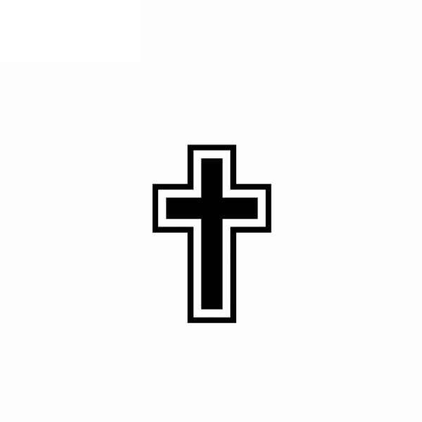 Наклейка крест