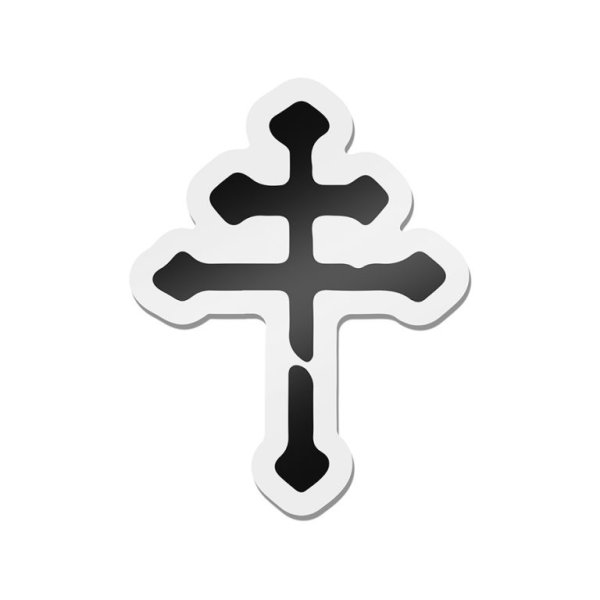 Наклейка крест