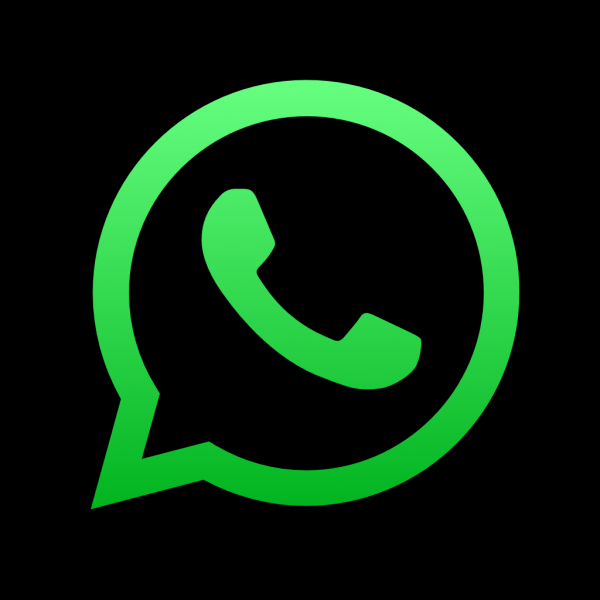 Ватсап на черном фоне