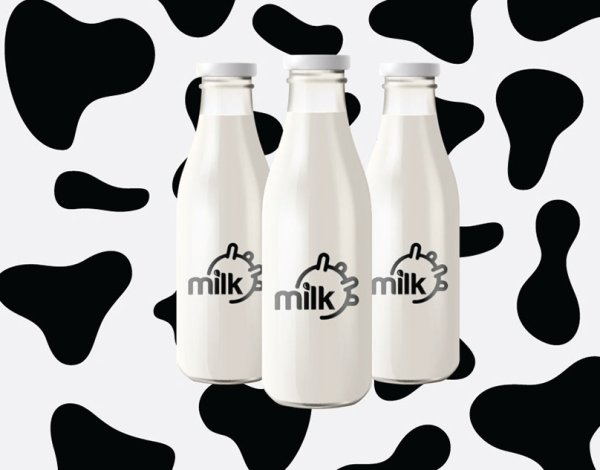 Логотип Милк