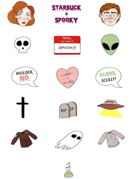 Наклейки секретные материалы