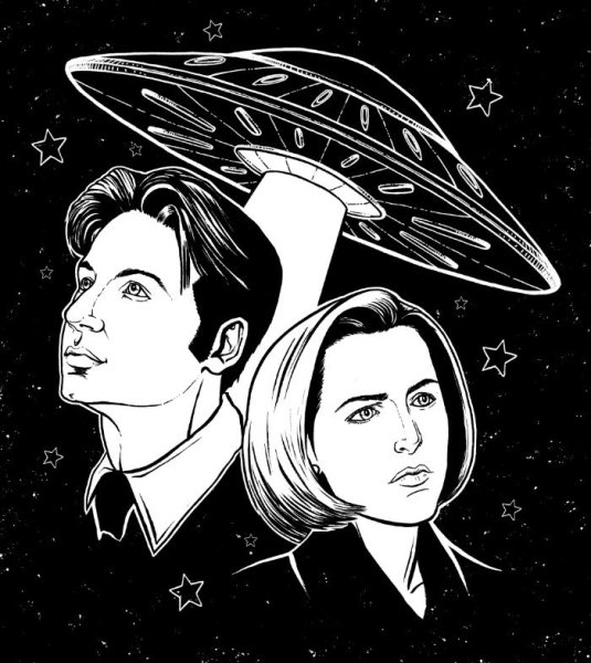 Малдер и Скалли арт