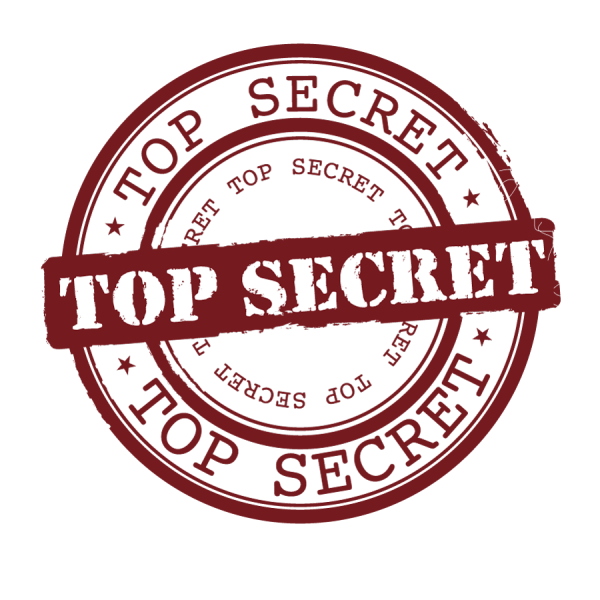 Надпись Top Secret