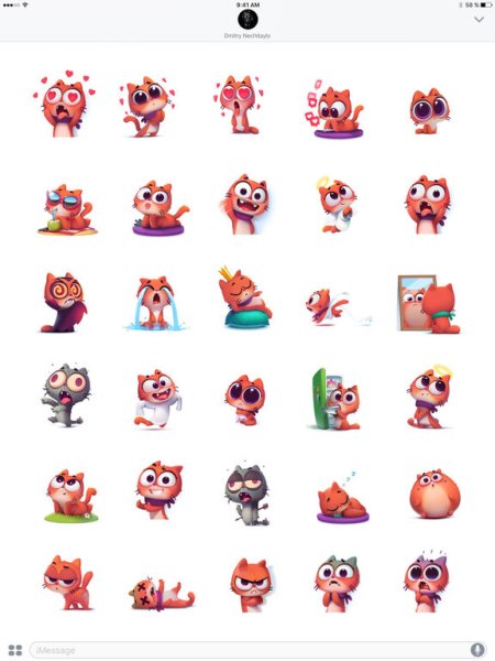 Иконки в виде котов