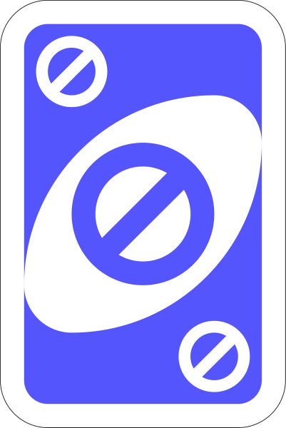 Карточка блокировки уно