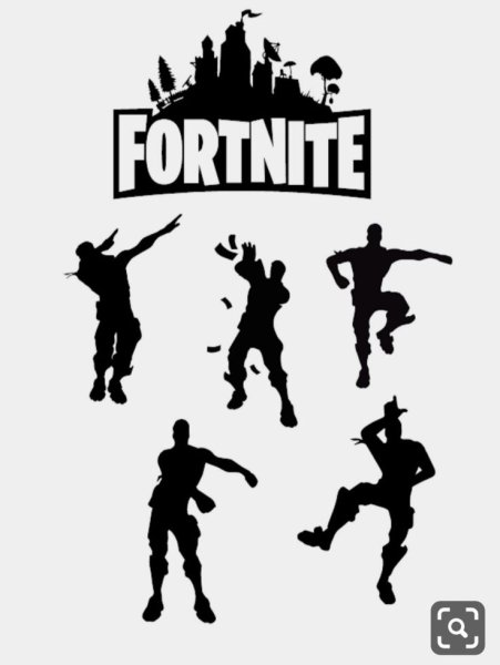 Трафарет Fortnite