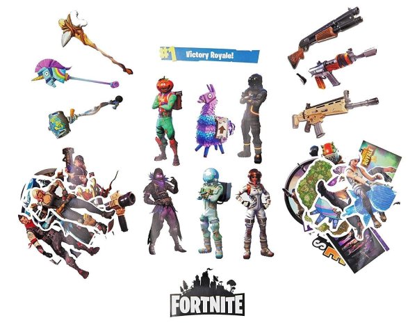 Наклейки из Fortnite