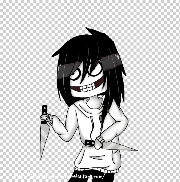 Наклейки крипипаста Джефф убийца