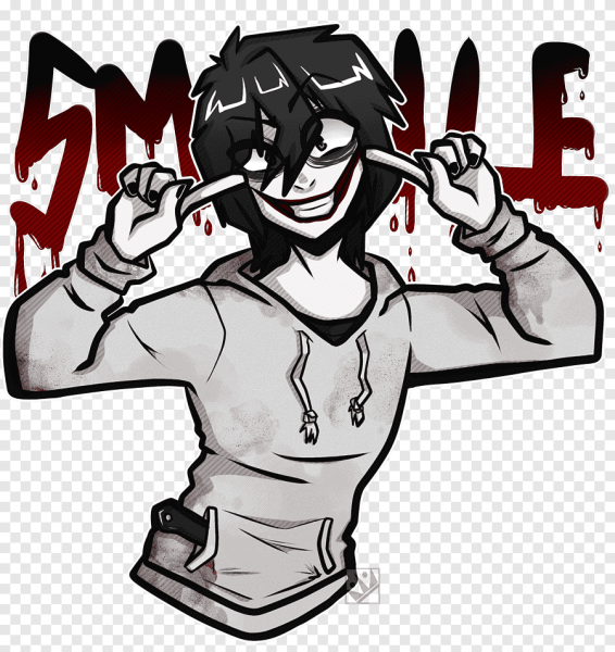 Стикеры с крипипастой с Джеффом