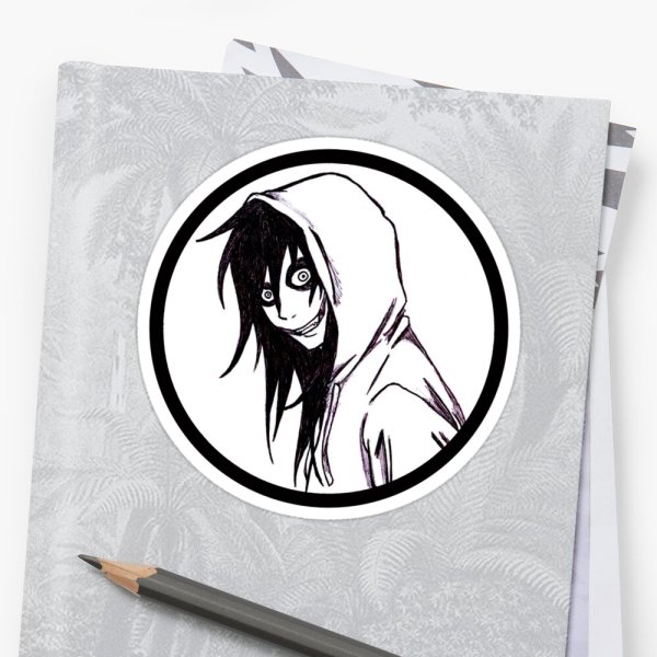 Крипипаста Стикеры для распечатки