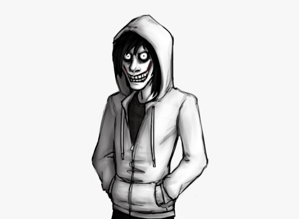 Разукрашка Джефф убийца