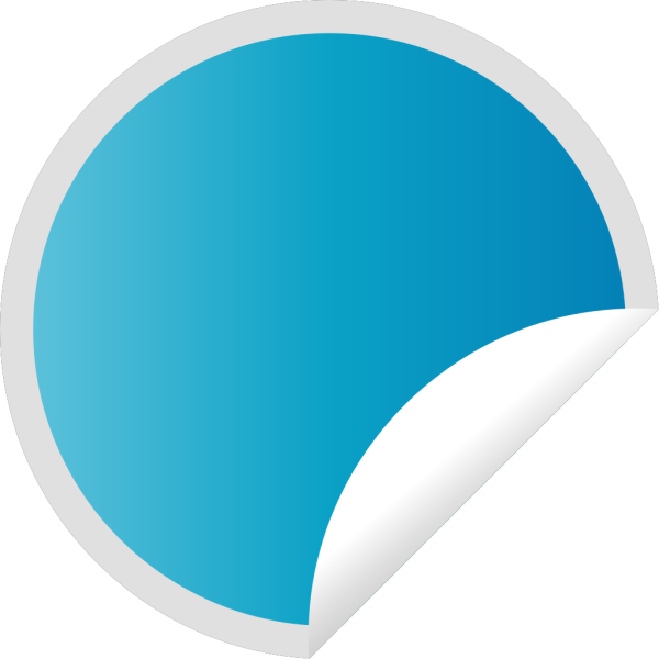 Ценник круглый