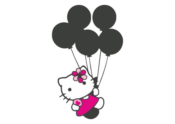 Hello Kitty logo vector