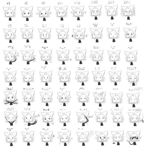 Японские смайлы