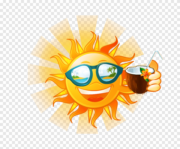 Солнышко с очками