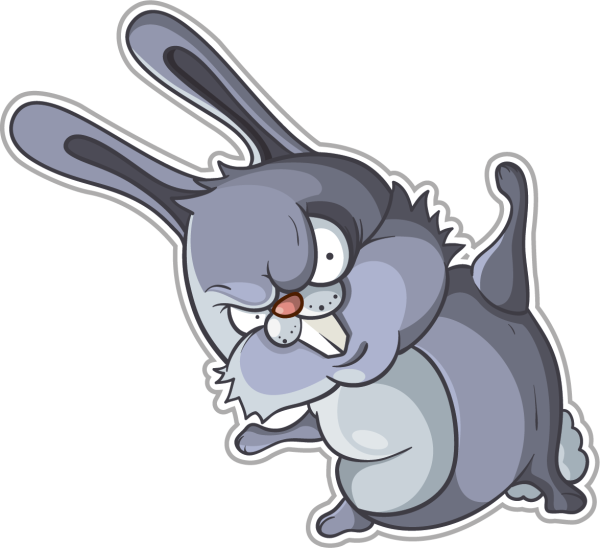 Наклейки кролики