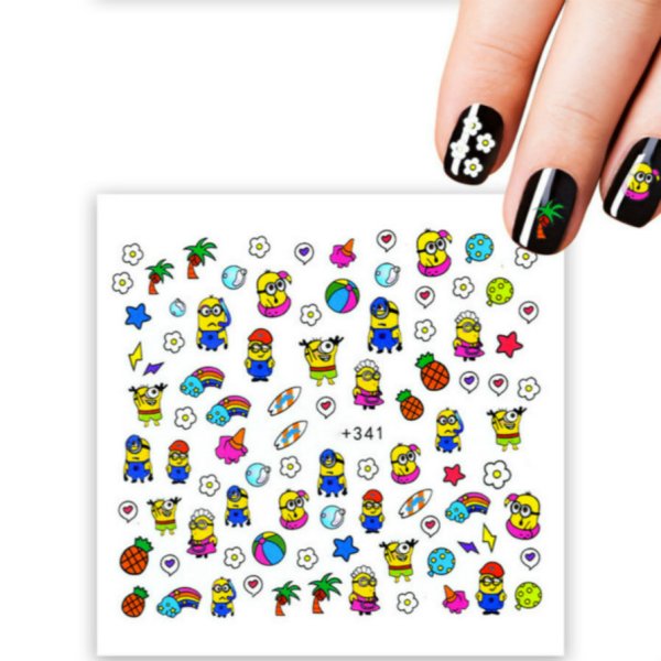 Наклейки на ногти детские