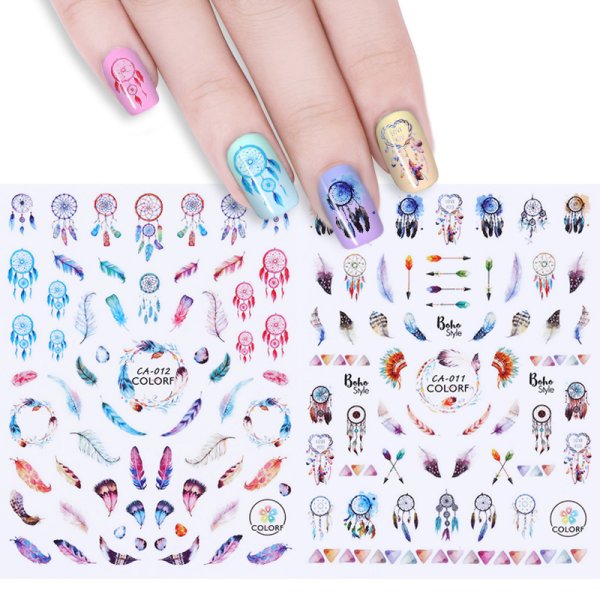 3d Nail Sticker le1019d