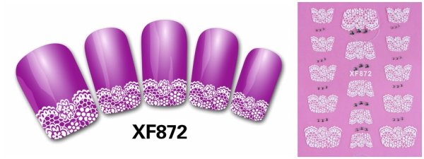 Наклейки для маникюра 3d 2шт