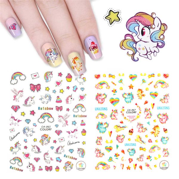 Наклейки для ногтей для девочек