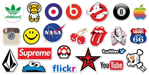 Наклейки на ноутбук распечатки