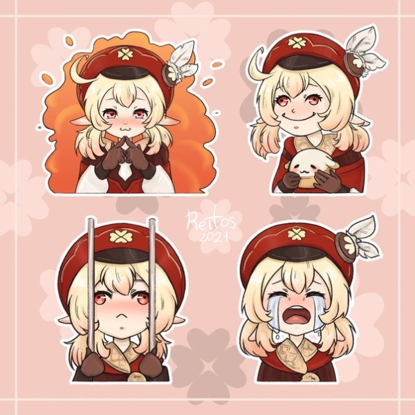 Klee Stickers Genshin Impact