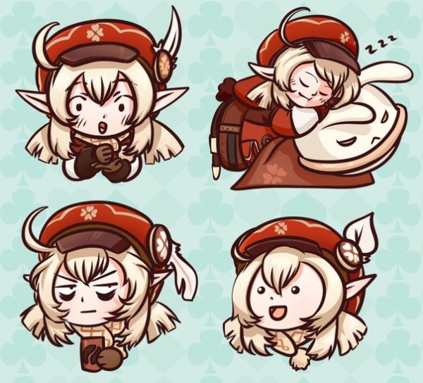 Genshin Klee Stickers