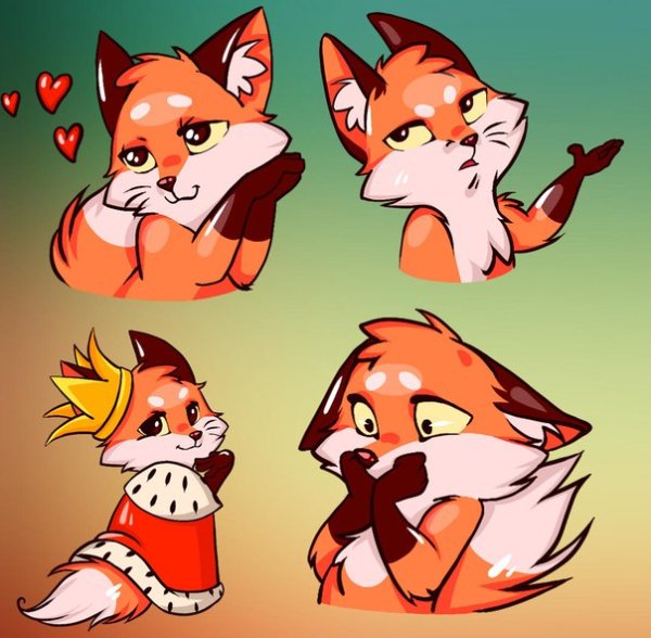 Стикеры Лисенок