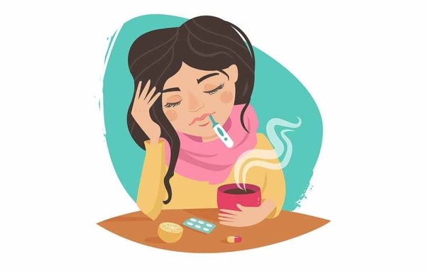 Недомогание рисунок