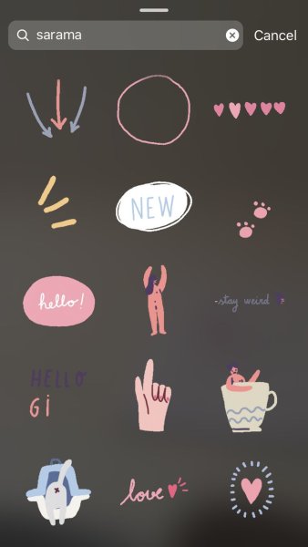 Стикеры Инстаграмм