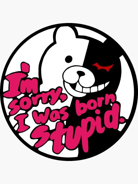 Монокума значок