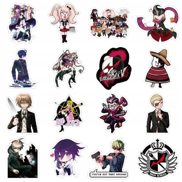 Наклейки Данганронпа v3