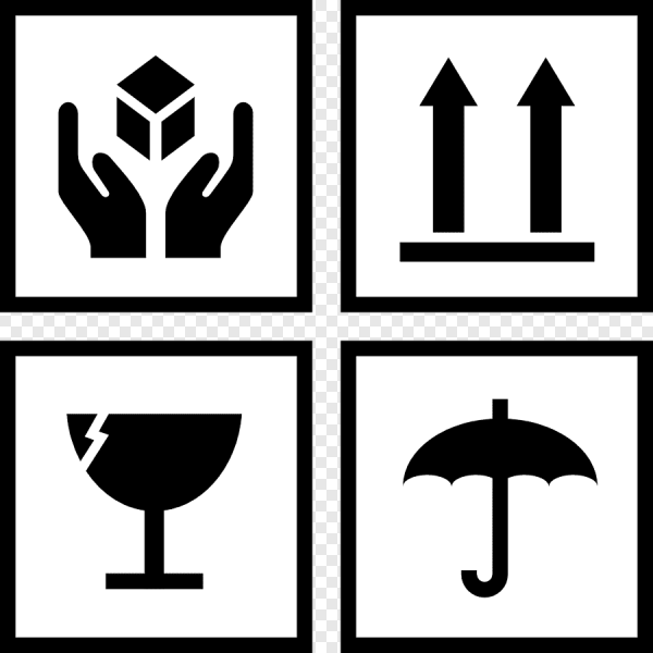 Манипуляционные знаки для маркировки грузов