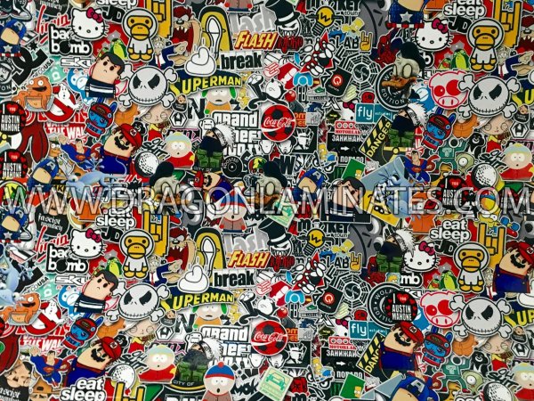 Граффити черно белое