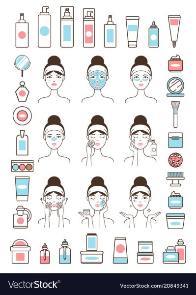 Стикеры уход за лицом