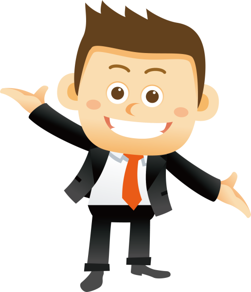 Нарисованный человек с кофе