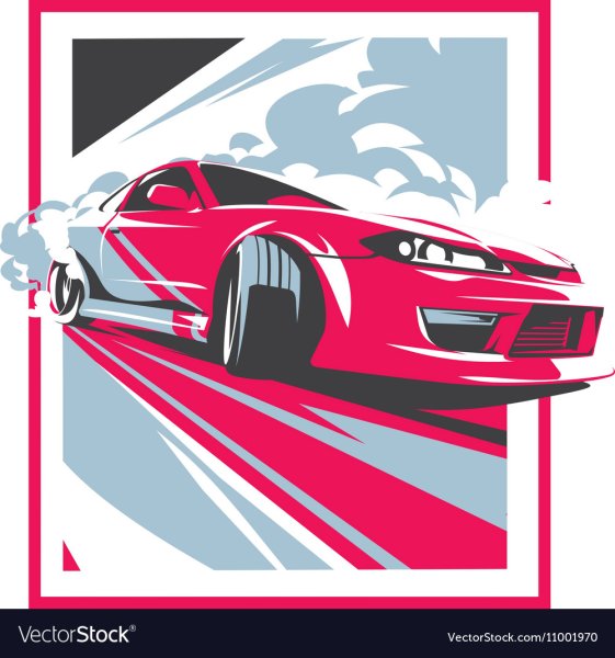 Стоковая Векторная Графика на авто