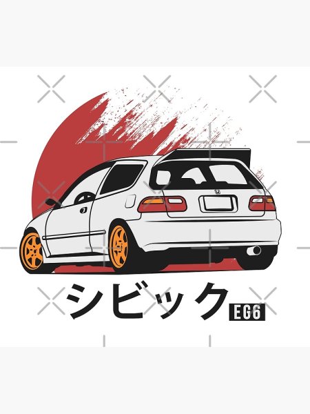 Круглые японские наклейки на авто